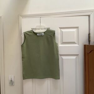 White Stag Green Sleeveless Top